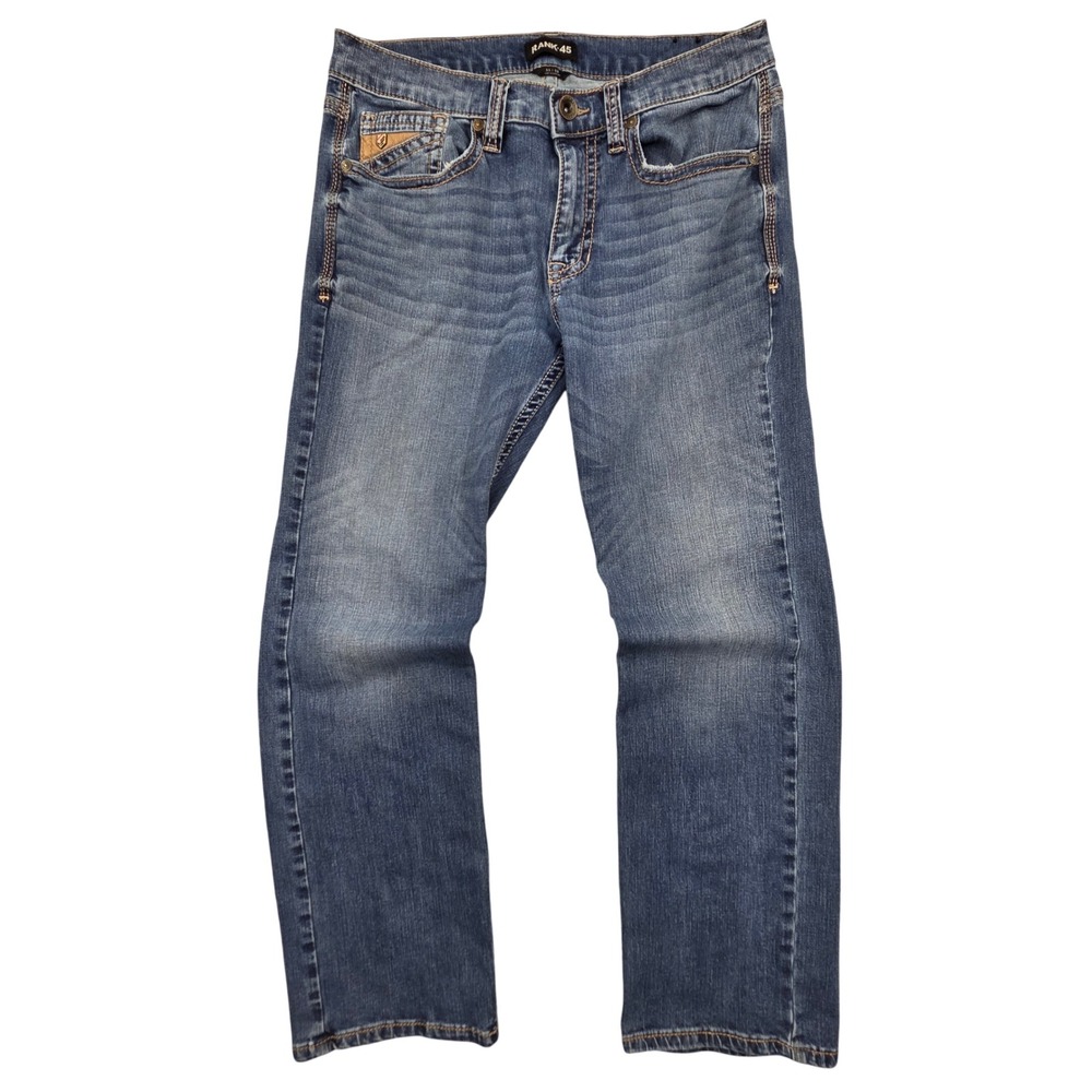 Rank‎ 45 Ambush Sidewinder Slim Straight Performance Jeans Blue Mens 33x30